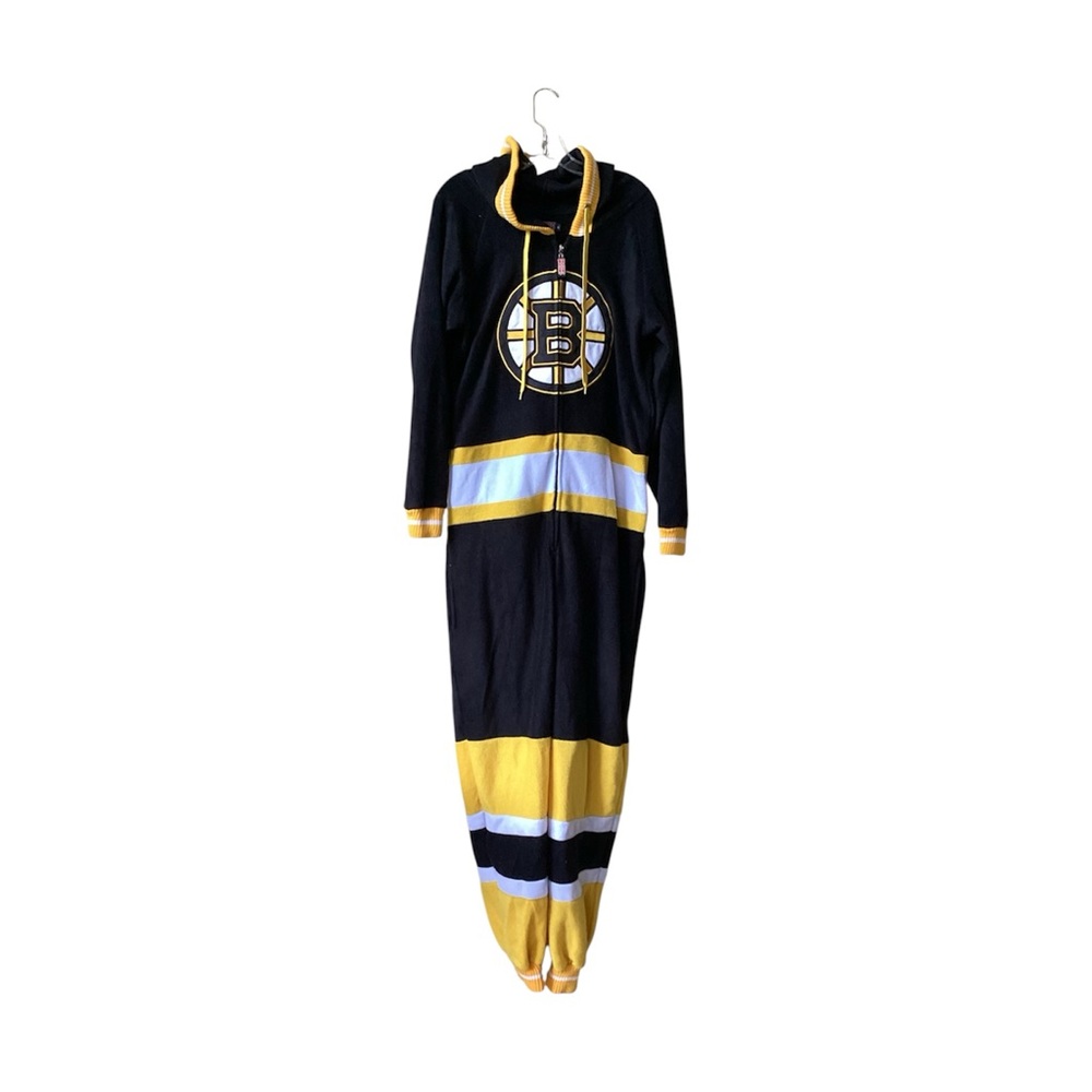 Hockey Sockey NHL Boston Bruins
Fleece Zip Up Onesie with Hood Medium Unisex